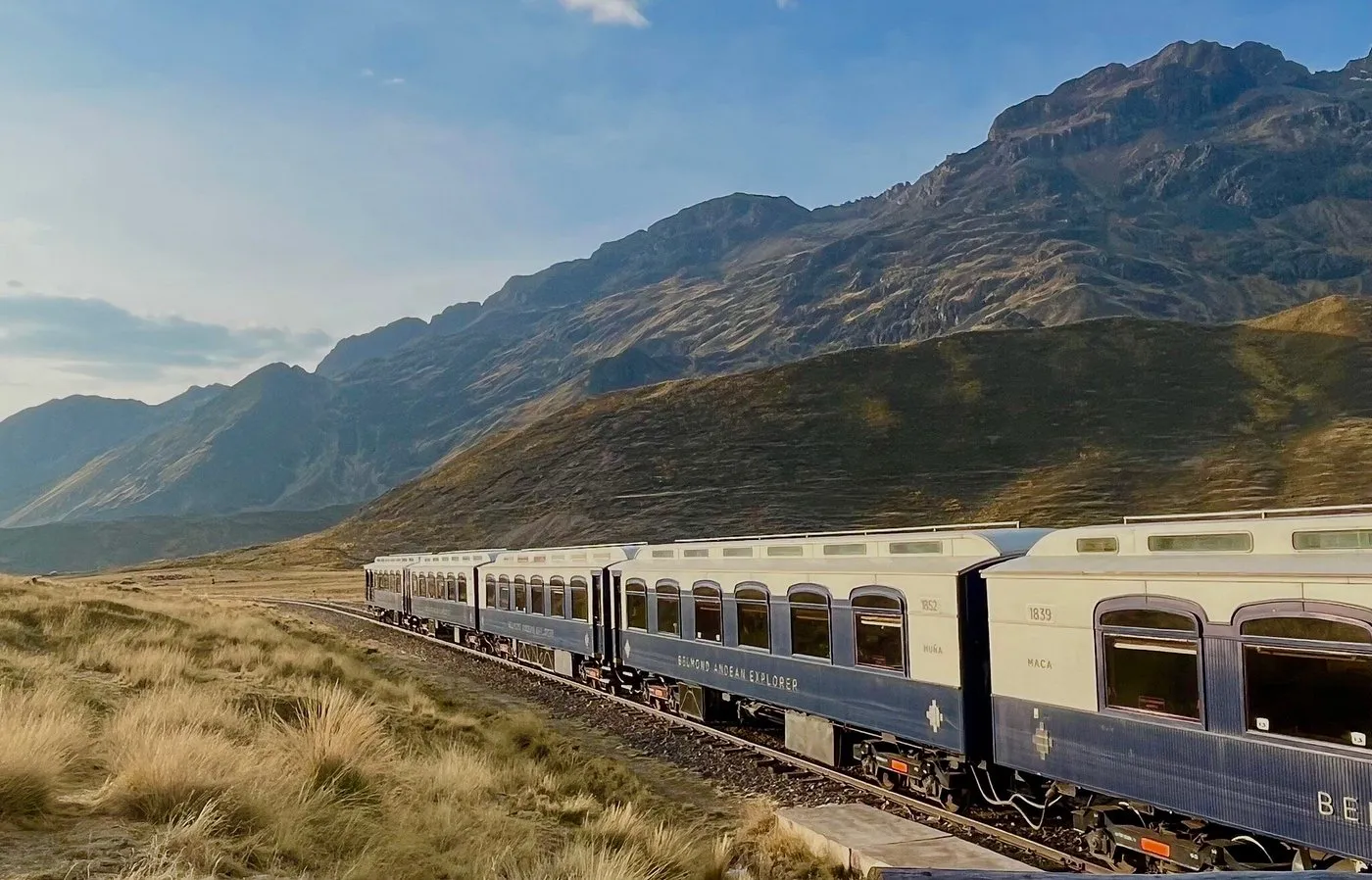 Belmond Andean Explorer, expériences ferroviaires en haute altitude
